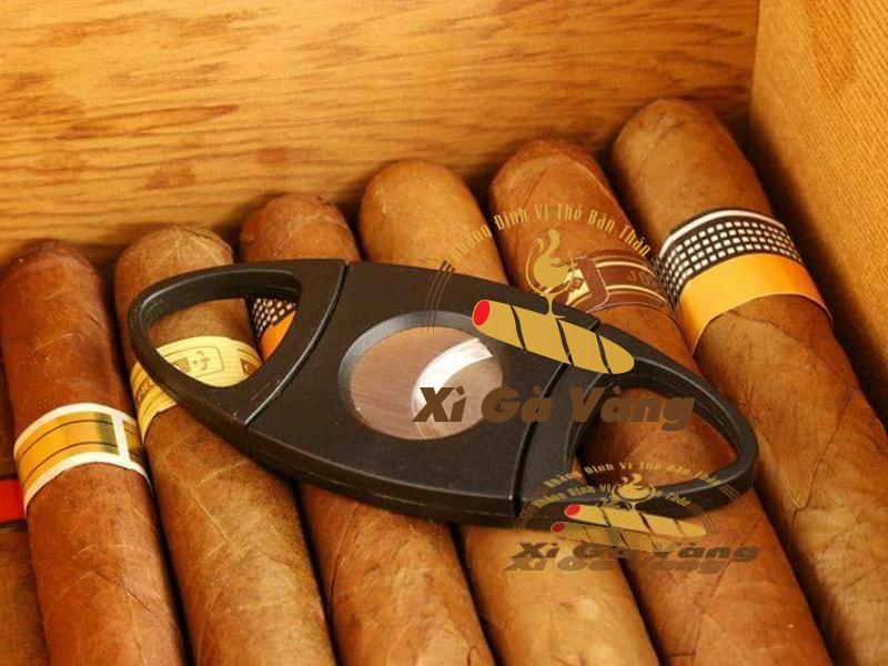 Phụ kiện dao cắt cigar chữ V đẹp mắt